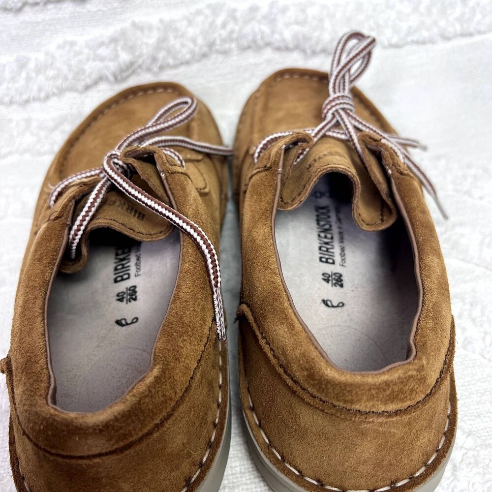 Birkenstock Pasadena Suede tan shoes US size 7 - Picture 4 of 6